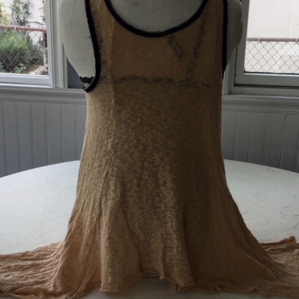 Free People Asymmetrical Gauzy Lace Top - Picture 9 of 9